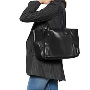 AIMEE KESTENBERG Leather Chelsea Tote Bag in Classic Black NWT!!!!
